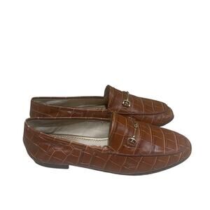 sam edelman loraine bit buckle loafer croc